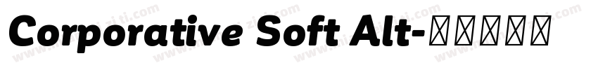 Corporative Soft Alt字体转换